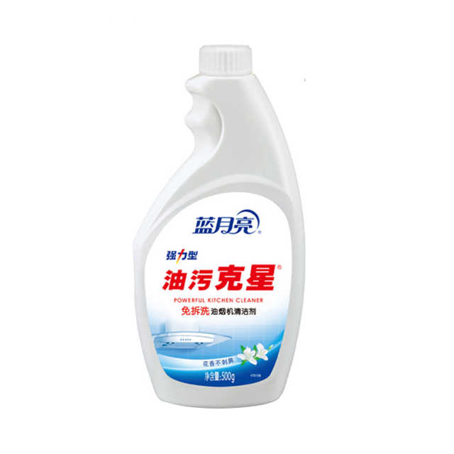 蓝月亮 油污清洁剂 强力去重油污免拆洗姜花香4瓶装 500g*2+500g补充装*2