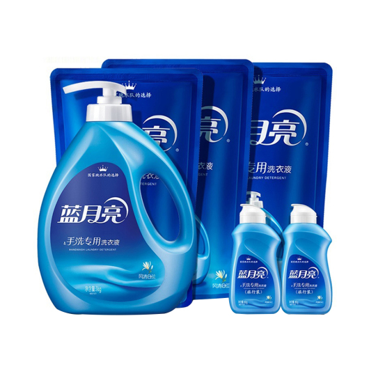 蓝月亮 白兰手洗1kg+白兰手洗袋1kg*3+白兰手洗80g*2