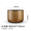 黄晶电压力锅8升内胆配件