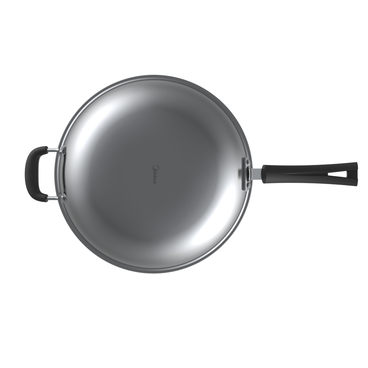 美的炒锅 不锈钢复合板材质 不锈钢炒锅 CJ34Wok503D