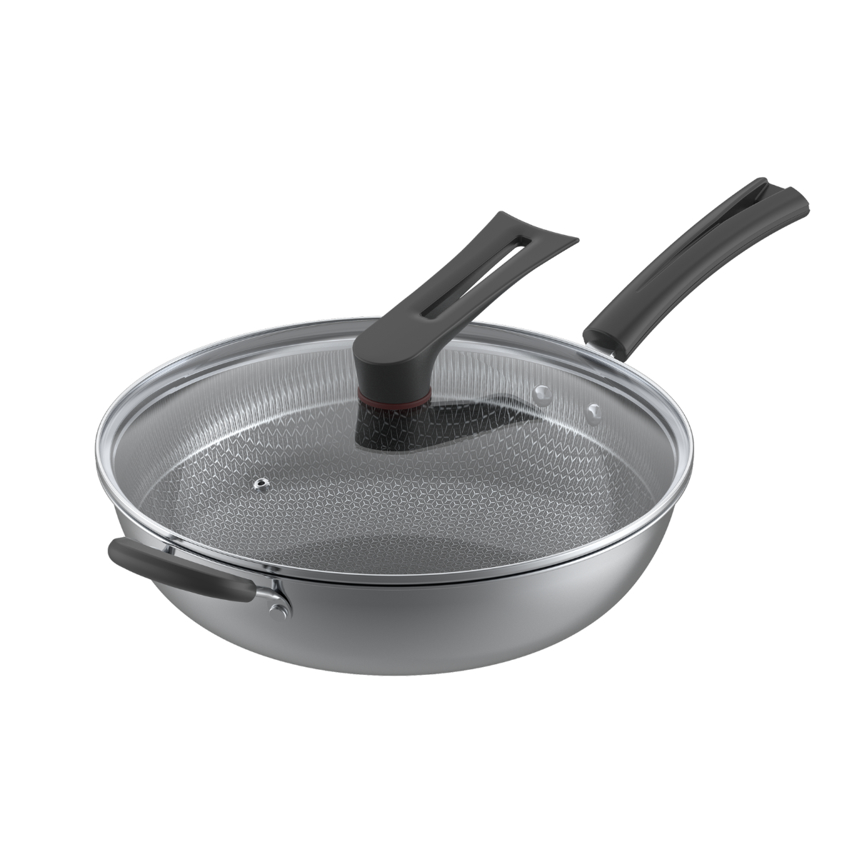 美的炒锅 不锈钢复合板材质 不锈钢炒锅 CJ34Wok503D