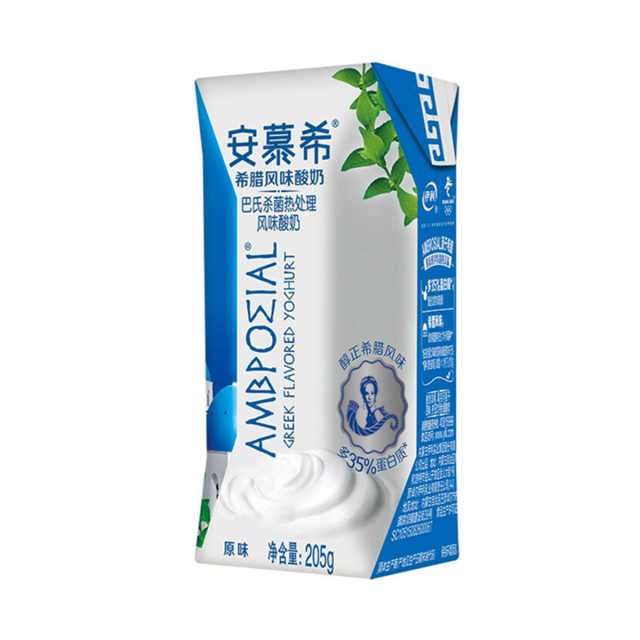 伊利 安慕希希腊风味常温酸奶原味205g*12盒