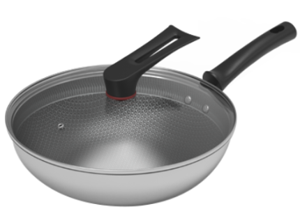 炒锅 MP-CJ32Wok504 产品货号CJ32Wok504S 材质不锈钢复合板 美的
