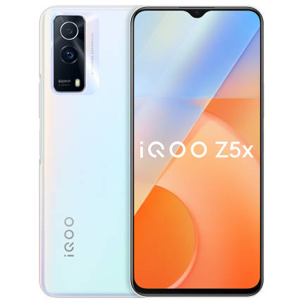手机iQOO Z5x（8GB+128GB）雾海白