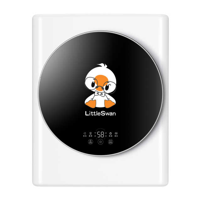 小天鹅3KG壁挂式滚筒洗衣机 极地白 提升筋带银离子 TG30V820MW