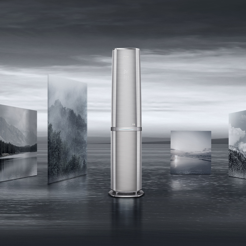 KFR-72LW/CE1H-F 变频 柜机套机 钛白金 COLMO