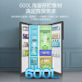 【商詳有驚喜】600L對開門冰箱9分鐘急速凈味 PT離子凈化 BCD-600WKGPZMA(E)