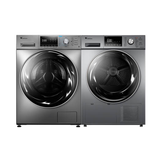 【洗烘套装】小天鹅洗衣机热泵烘干机组合TG100EM01G-Y50C+TH100-H32Y