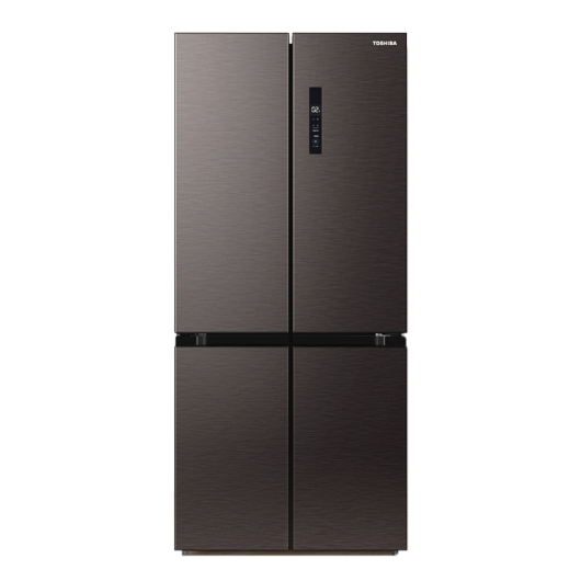 东芝十字门冰箱 472升速冷冰鲜 空间净味 一级变频 GR-RF496WE-PM137 绸缎灰