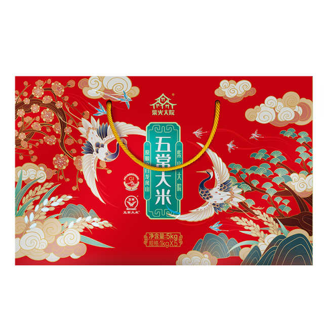 柴火大院 五常大米礼盒1kg*5盒5kg