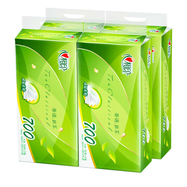 心相印心柔系列卷纸70克*10卷*4提