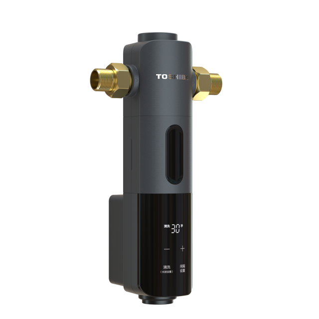 东芝（TOSHIBA）TQ40-02 前置过滤器 9T/h 自动冲洗 莫兰迪灰 精细过滤  配件包