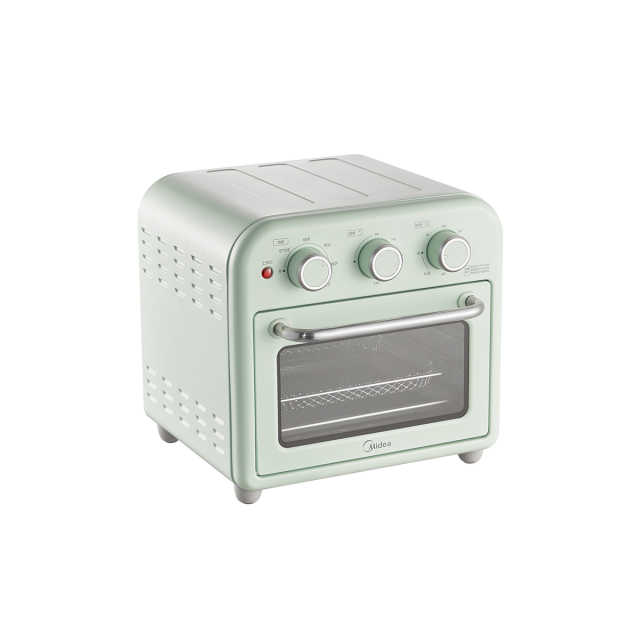 美的 空气炸电烤箱 高效脱脂 360度循环热风 15L 家用多功能PT1510青