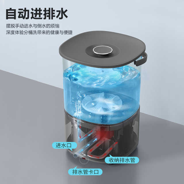 美的1.5KG触控迷你洗衣机（一机三桶）MFB15-I33S