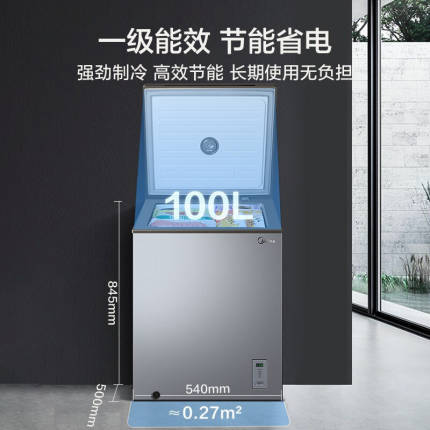 【囤货优选】家用小冷柜 100升 -30°~10°随食调温 长时间锁鲜BD/BC-100KGEM