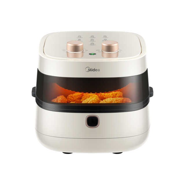 美的空气炸锅 KZE4501W 1400w+双旋+可视+翻盖