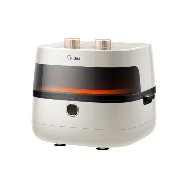 美的空气炸锅 KZE4501W 1400w+双旋+可视+翻盖