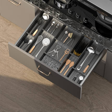 【MK厨房专业收纳】抽屉分隔盒 自由组合 免安装 耐磨耐刮 MKFA150TA