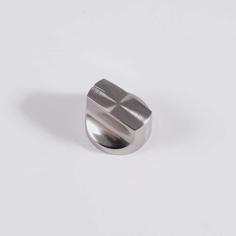 美的灶具配件 旋钮组件 Q535BW.2-2 锌铝合金 Φ8 电镀拉丝 原色 0 右