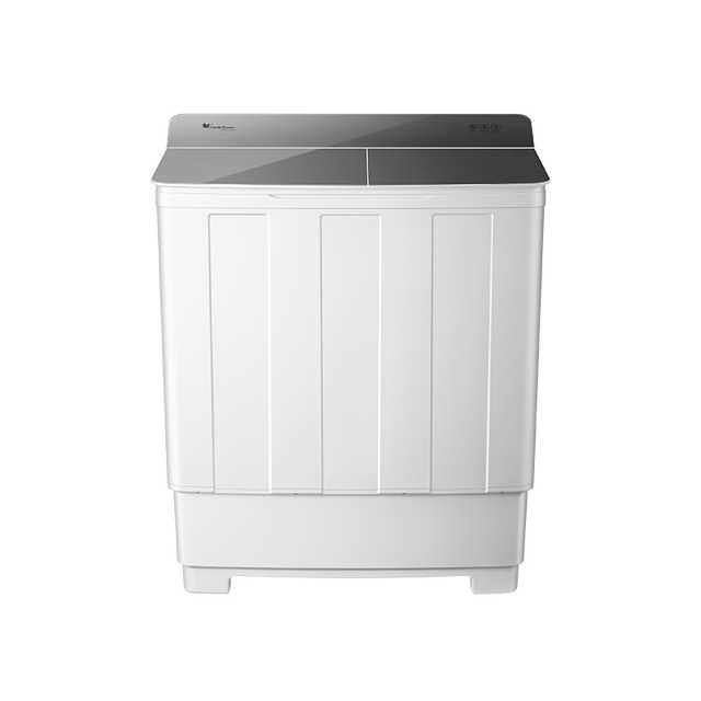 TP100VH60E 双桶洗衣机 极地白 门盖巴赫银 钢化玻璃 / 220V,1Ph 50Hz