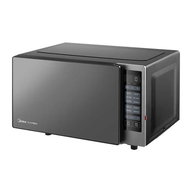 美的变频家用微波炉烧烤炉一体机23升一级能效一键断电轻音 PC23W6