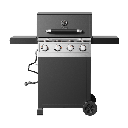 美的户外厨房BBQ独立式燃气烤炉 美式烤肉烧烤架家庭别墅庭院烤箱 4B iG40S00