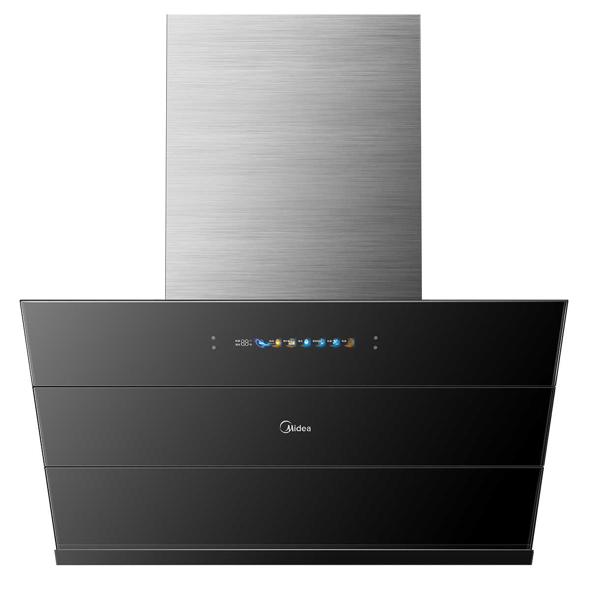 美的油烟机 侧吸式 23立方大吸力 变频烟灶联动 挥手智控自清洗 JP70