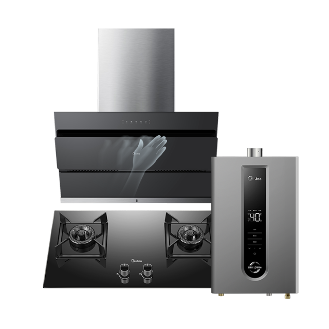 【烟灶热套装】 21m³大吸力 5KW大火 双增压零冷水 J25S+Q330-T+NT1pro