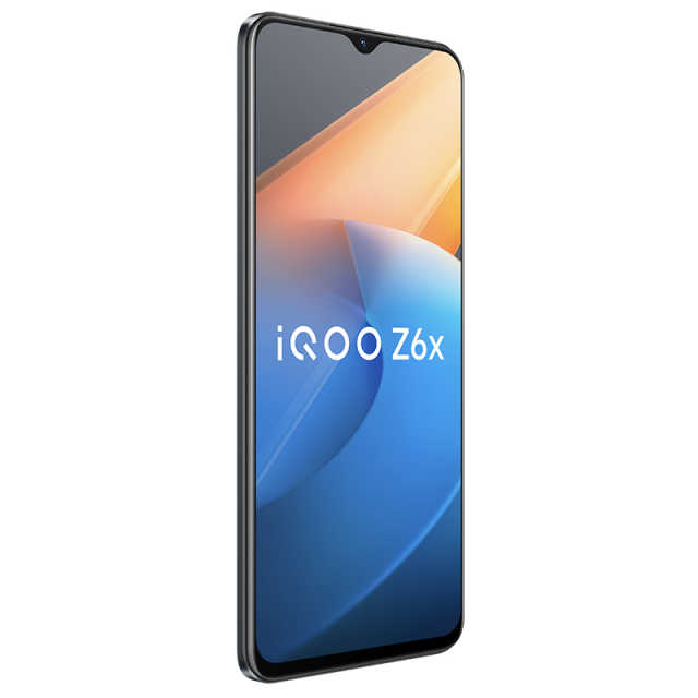 vivo iQOO Z6x 8GB+256GB 黑镜 6000mAh巨量电池44W闪充 5G智能手机