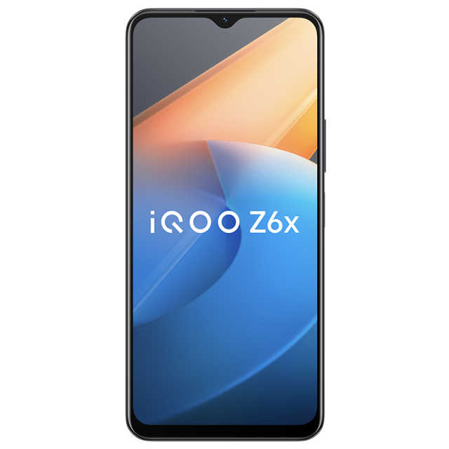 vivo iQOO Z6x 8GB+256GB 黑镜 6000mAh巨量电池44W闪充 5G智能手机