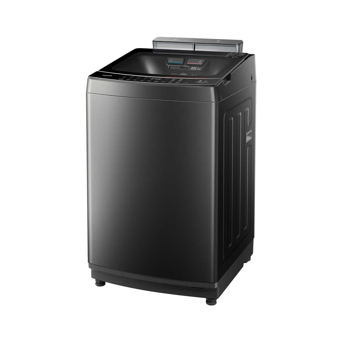 DB-10T16DT 波轮全自动洗衣机 金属钛 门盖金属钛,白玻,黑色丝印 钢化玻璃 波轮式