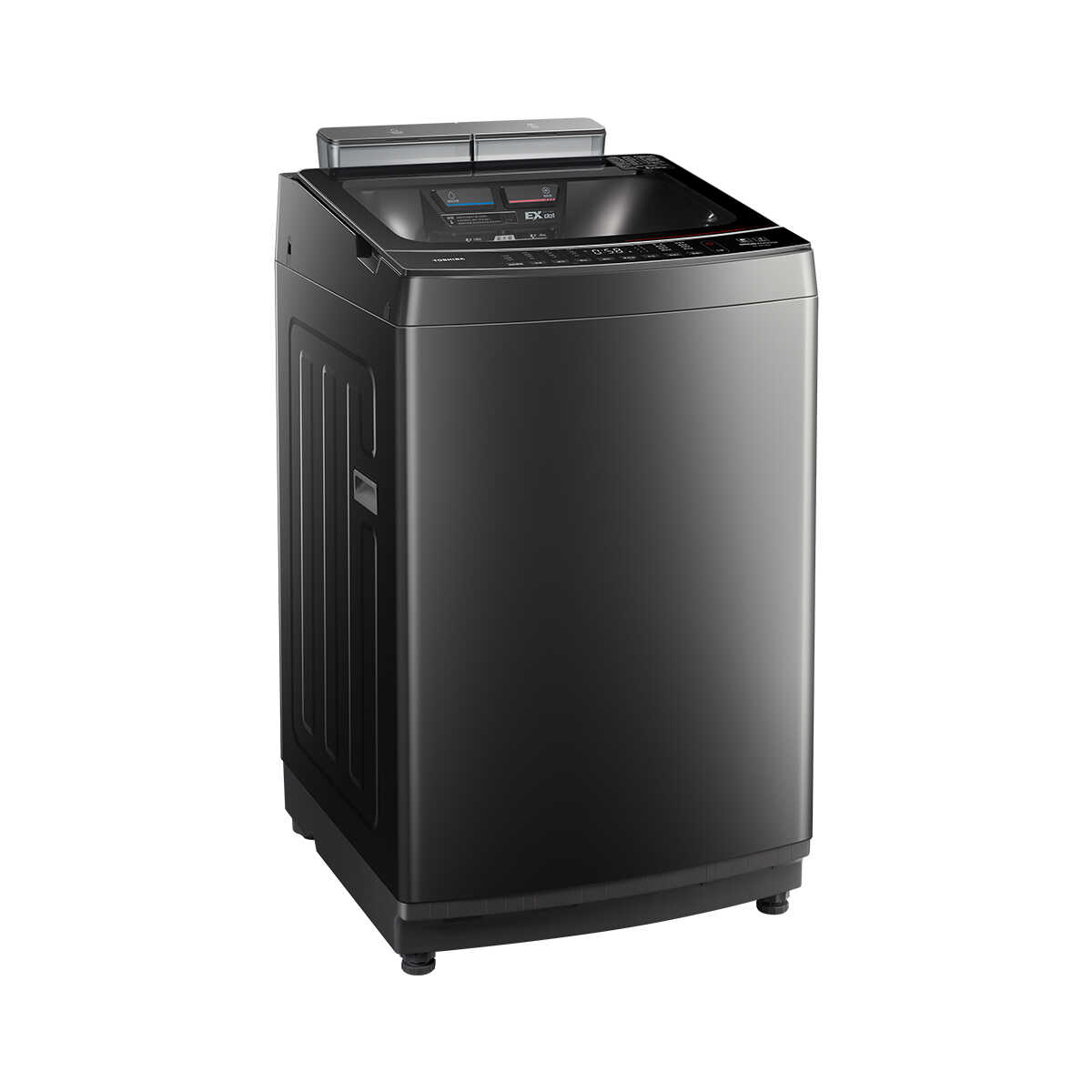 DB-10T16DT 波轮全自动洗衣机 金属钛 门盖金属钛,白玻,黑色丝印 钢化玻璃 波轮式