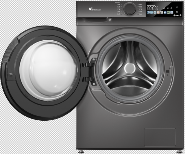 TG100M01T 滚筒洗衣机 金属钛 220V,1Ph 50Hz 转速1200 带银离子