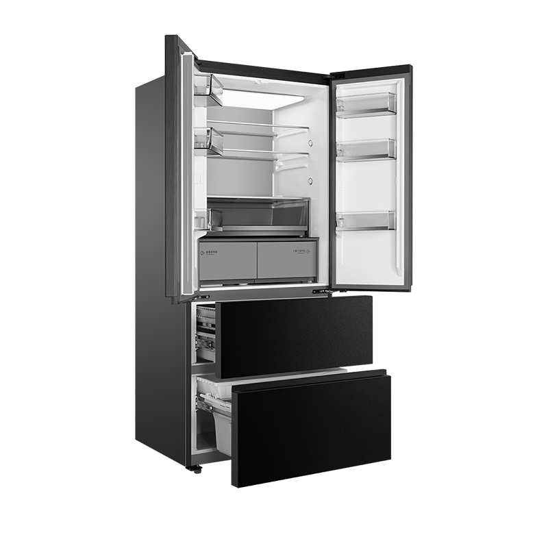 【云墅】COLMO法式冰箱 557升 超薄纯嵌 AI抑嘌呤 冷冻分储 CRBF557B-A5 曜岩黑