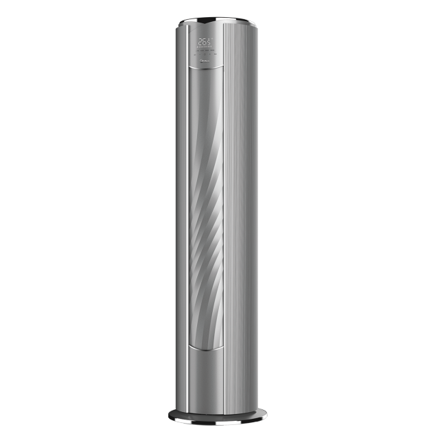 美的空调舒适星 KFR-72LW/BDN8Y-YB233(1)A 变频 柜机套机 钛钢灰 美的