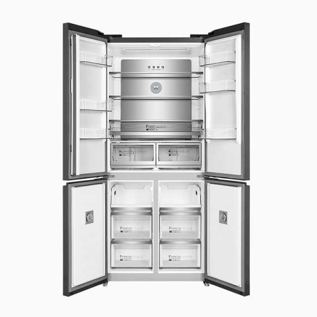 美的 冰箱 BCD-482WSGPZM(E) 墨兰灰-观澜