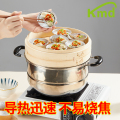 肯麦多空气炸锅专用圆形锡纸碗100只 烧烤烘焙 加厚优质铝箔 银色 餐厨用品