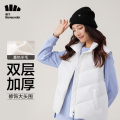 蕉下针织帽月子帽秋冬保暖百搭潮流时尚显脸小帽子女毛线帽冷帽男 漫暮黑