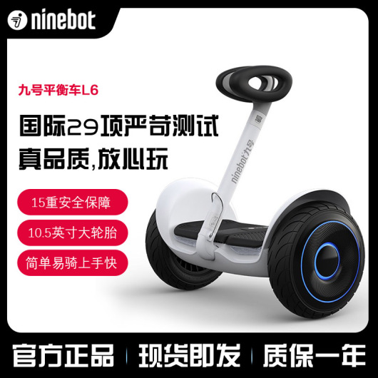 Ninebot九号电动自平衡车L6白色儿童6-12岁智能双轮腿控平行体感车