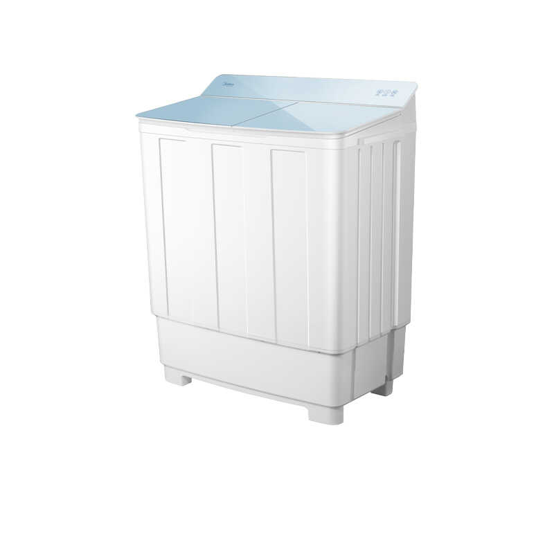MP110-211E 双桶洗衣机 极地白 门盖冰盐蓝
