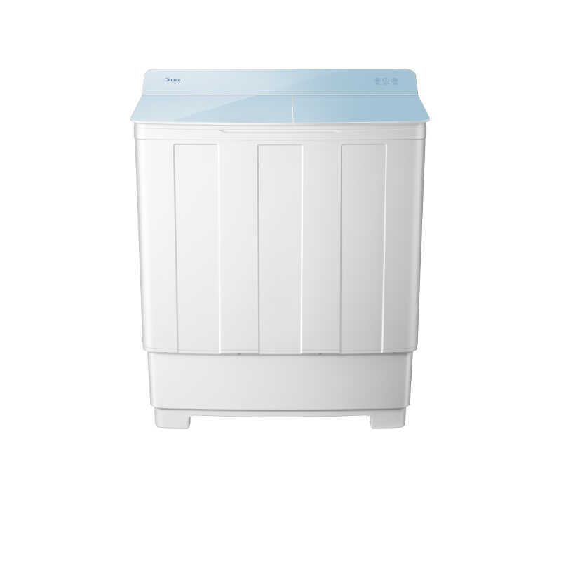 MP110-211E 双桶洗衣机 极地白 门盖冰盐蓝
