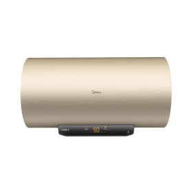美的 电热水器 50L 2200W大功率 一级能效 WIFI智控 F5022-M5(HE) 摩卡金