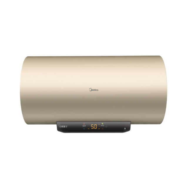 美的 电热水器 50L 2200W大功率 一级能效 WIFI智控 F5022-M5(HE) 摩卡金