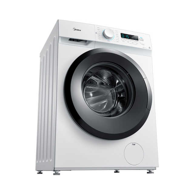 美的8KG滚筒洗衣机 食用级巴氏除菌洗 低噪变频 95℃筒自洁 MG80V11D