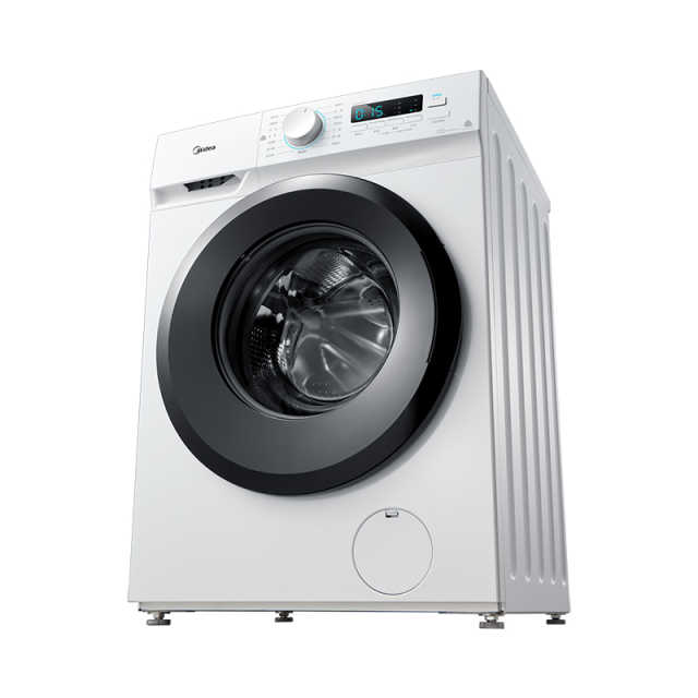 美的8KG滚筒洗衣机 食用级巴氏除菌洗 低噪变频 95℃筒自洁 MG80V11D