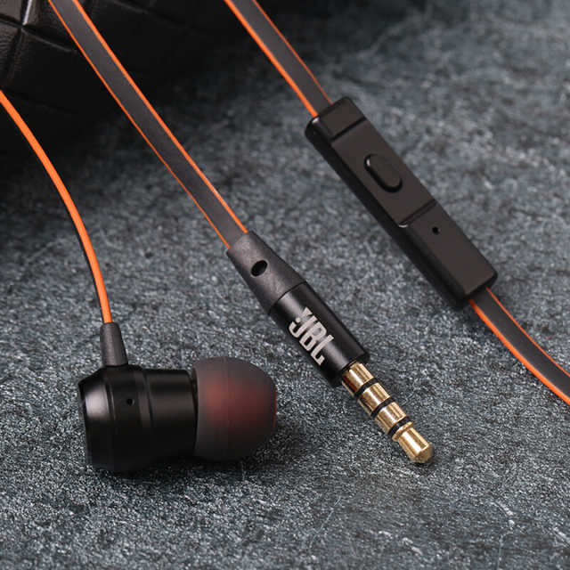 JBL 钛振膜立体声入耳式耳机手机耳机珍珠黑T280A+