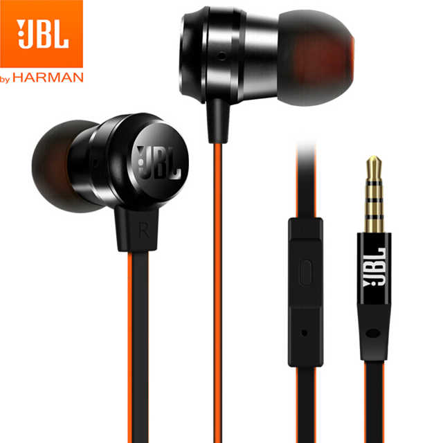 JBL 钛振膜立体声入耳式耳机手机耳机珍珠黑T280A+