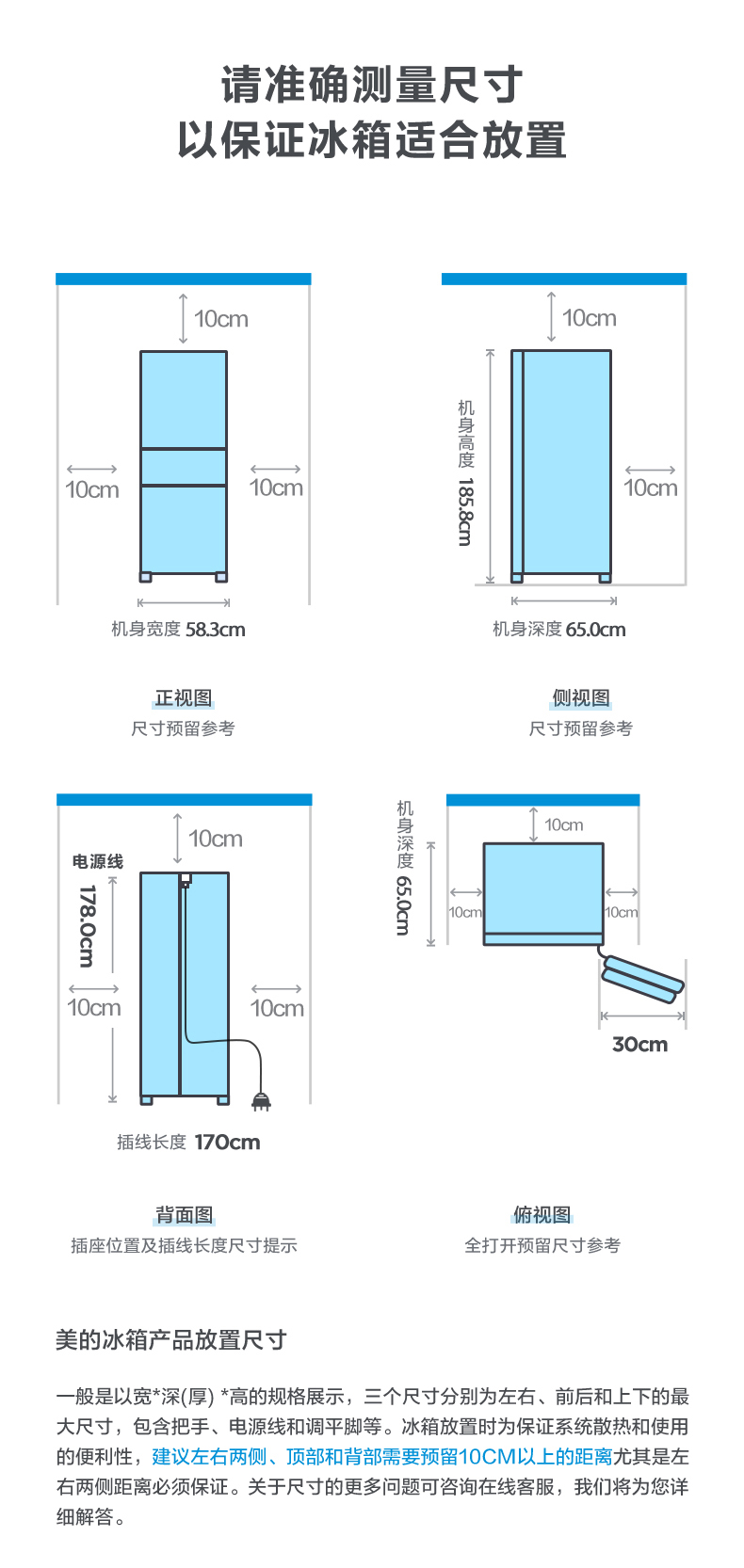 三门冰箱结构示意图图片