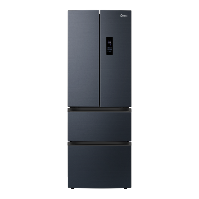 美的 冰箱 MR-345WFPZ1E 莫兰迪灰