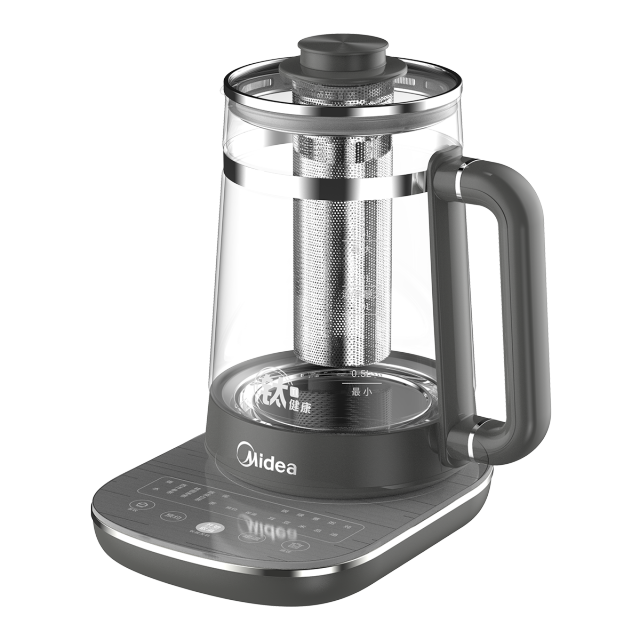 美的净润养生壶1.5L 纯钛发热盘 智能变频 4断控温 MK-YS15J11-Ti  